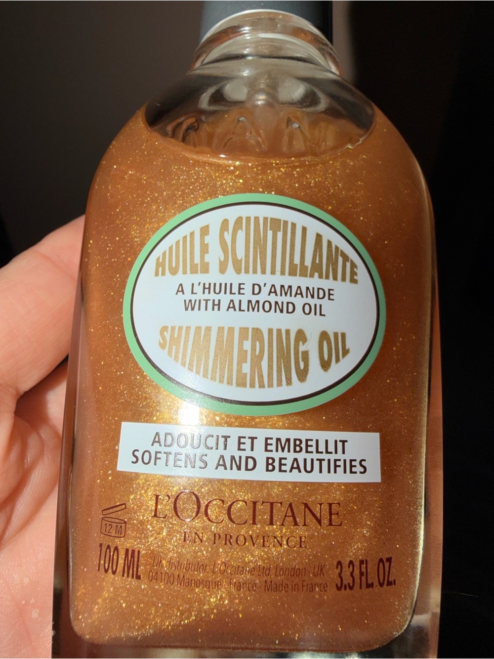 L'OCCITANE Gold Shimmering Almond Body Oil - Picture 2 of 4